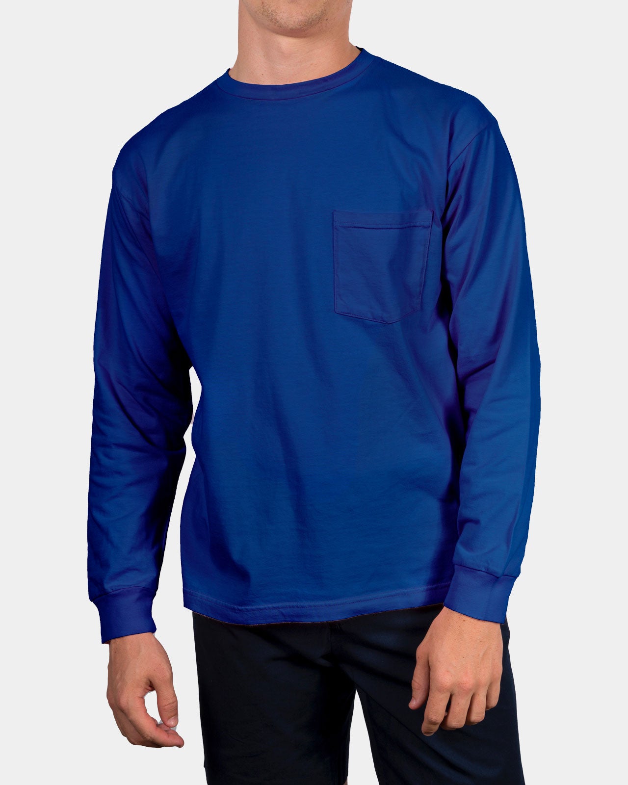 LIMOGES BLUE LONG SLEEVE T-SHIRT