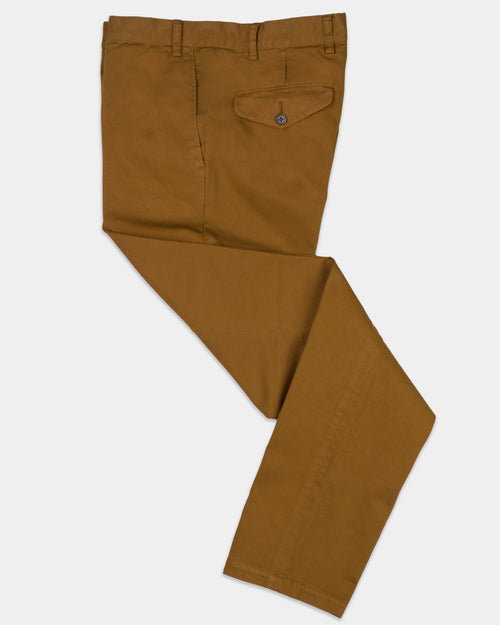 Straight Leg Monk's Robe Brown Pant